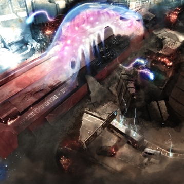 Titulo: Ghost Caught_ 2008 Tema: Uma gigantesca nave de defesa da terra cai na cidade trazendo um tipo de fantasma espacial.